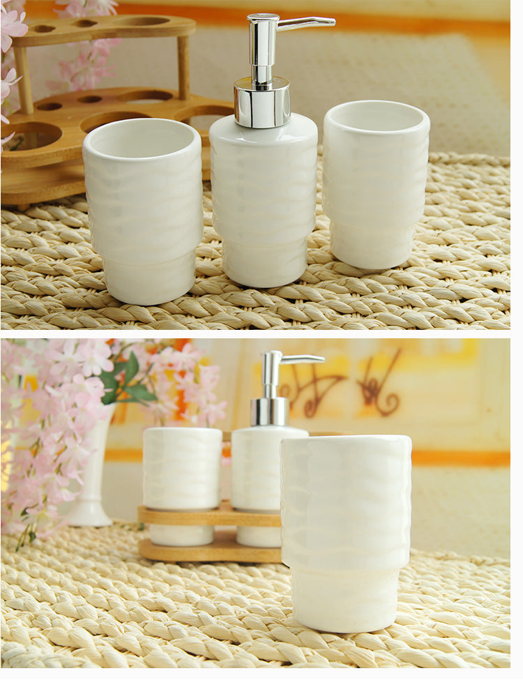 Refined Toothbrush Holder with Organizer