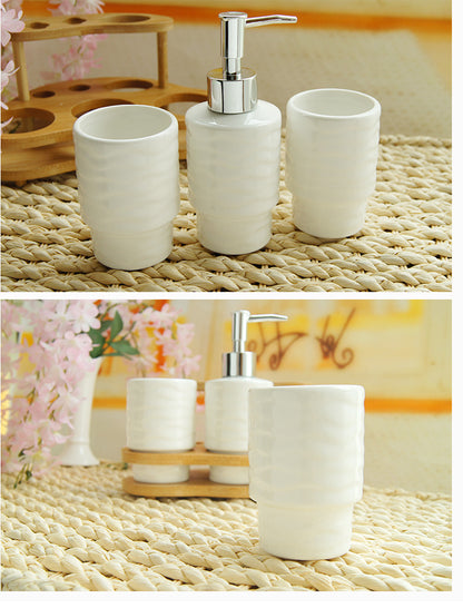 Refined Toothbrush Holder with Organizer