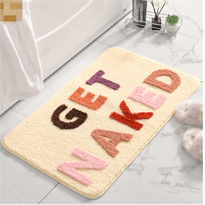 NEW!!! Letter Bathroom Floor Mat