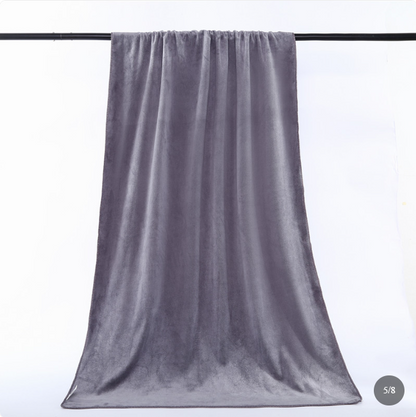 Pure Cotton Quick-Dry Bath Towel - High Absorbency, No-Shed, Large Size