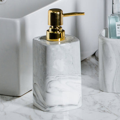 Nordic Ceramic Bathroom Accessory Set (4 Pieces)