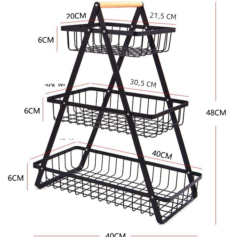 Scandinavian Iron Fruit Holder