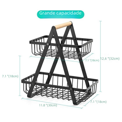 Scandinavian Iron Fruit Holder