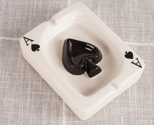 Ace of Hearts Ashtray - Table Decoration Piece (Single)