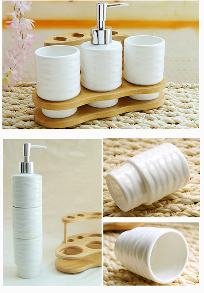 Refined Toothbrush Holder with Organizer