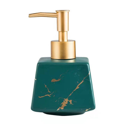 Marble-Effect Ceramic Soap Dispensers